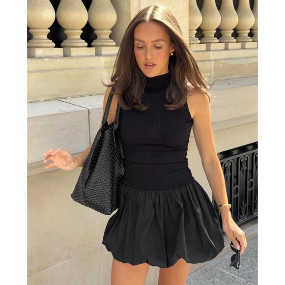 ZARA BLOGGER FAVE!!! Fitted Mini Dress NWT - Picture 1 of 16